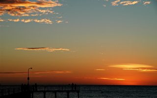澳大利亚自然风光–日暮海滨圣基尔达（上）