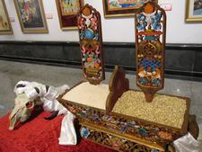 扎西德勒 台中港区艺术中心展藏族节庆文物