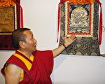 中国城举办西藏唐卡绘画展