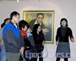 组图：真善忍国际美展正义大回响