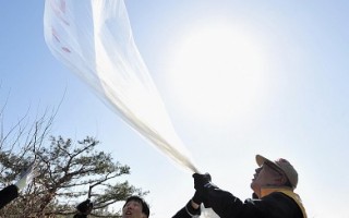 无视政府劝阻  南韩团体向北韩空飘传单