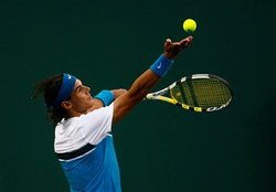 巴黎銀行網賽男單　球王納達爾挺進第三輪