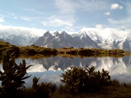 阿爾卑斯山的白朗峰是歐洲最高峰。 (維基百科)