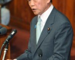 5月26日，日本首相麻生太郎就北韓核試驗及發射飛彈發表講話。（法新社）
