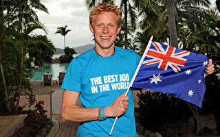 英國人索紹爾（Ben Southall）贏得世界最棒工作。(AFP)
