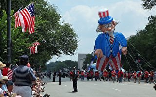 組圖(三)華盛頓獨立日遊行---卡通汽球篇