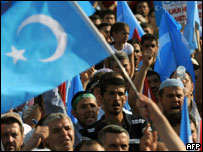 土耳其示威者就新疆事件繼續抗議
