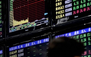中國股市大幅回落 創8個月最大跌幅