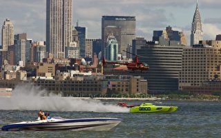 組圖：哈德遜河摩托艇大賽
