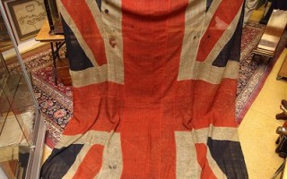 纳尔逊上将知名海战英国旗  逾63万美元拍出