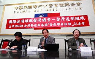 世界贪腐印象指数   台湾排名止跌望攀升