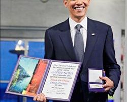 奥巴马领和平奖 为增兵辩护