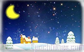 圣诞动画贺卡(6)美丽的平安夜