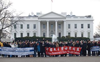中國民主黨華府集會 抗議中共迫害