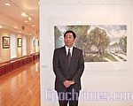 陈浩举办水墨都市美国画展