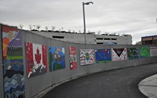 奧運花絮：街頭畫展迎賓客（圖片新聞）