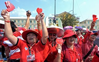 「紅衫軍」大規模進城 泰政府稱不妥協
