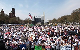 美國會山數萬人集會 促移民改革(組圖)