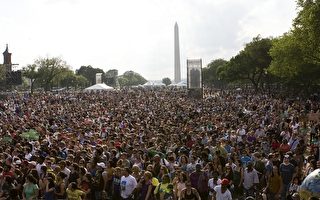 組圖：地球日四十週年  美國首都大集會