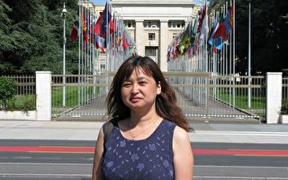 華人女作家小喬瑞典中使館抗議未果