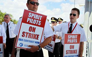 美Spirit航空機師罷工 至15日所有班機取消