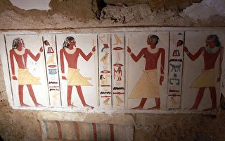 埃及发现4300年前古墓 彩绘鲜亮