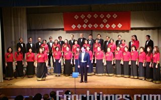 台湾合唱团在伦敦演出现场。（摄影：唐洪／大纪元）
