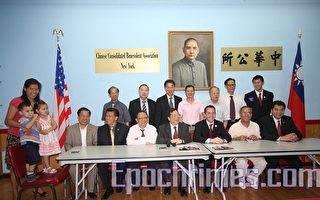 16選區州參議員參選人強馬仕訪中華公所