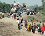 巴基斯坦26日对50万的印度河沿岸居民发布彻离警告。（AFP）