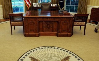 白宫新气象 椭圆形办公室换装