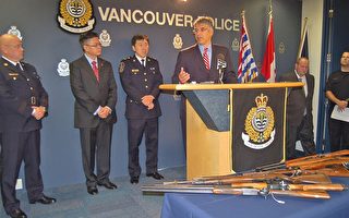 溫哥華多個警察機構支持長槍登記法