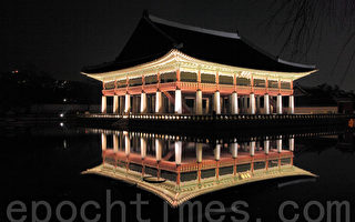 韩国景福宫600年来首次夜间开放