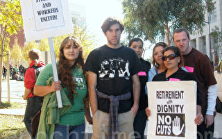 加州大學師生抗議漲學費  13人被捕