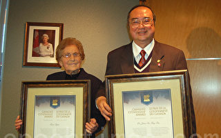兩華人榮獲加拿大公民獎