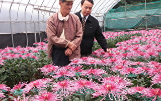 龜山鄉長與鄉代鼓勵大家多向在地花農買花