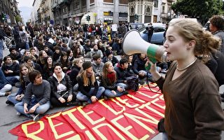 反對教育改革 學生抗議潮席捲意大利