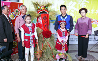 稻米收割祈福 客家丰年祭开锣