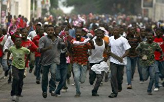 組圖：不滿大選結果 海地數千人抗議　