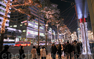 组图：韩国首尔街头夜景