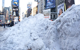 組圖：紐約大雪