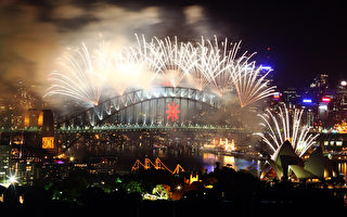 悉尼烟火秀迎2011新年