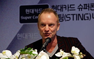 组图：英歌手Sting韩国演唱会即将开锣