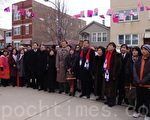 迎中華民國建國百年 芝城中華會館美加同步升旗