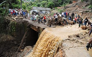 巴西遭强暴雨袭击引发泥石流 至少3百余死