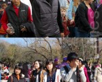 图为华裔学生在游行队伍和集会中。（攝影: 安吉 / 大紀元）