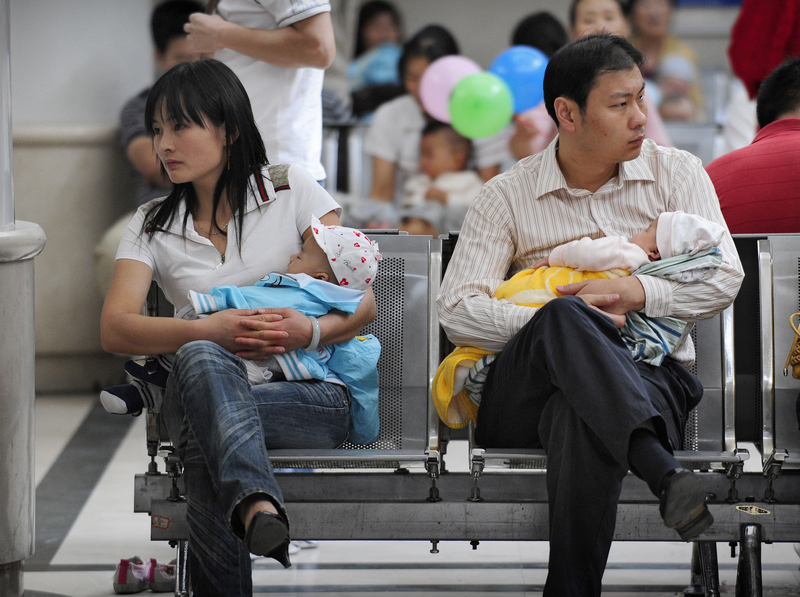 北京兒童醫院資料圖。(Peter Parks/AFP)