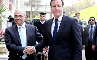 英國首相訪問埃及 推動民主進程