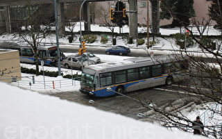 溫哥華週末嚴寒 公交服務未「凍結」