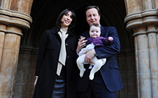 英國首相幼女已經半歲 活潑可愛