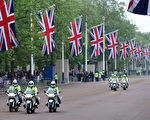 威廉王子的婚禮安全措施規模相當可觀，包含部署多達5,000警力。(AFP PHOTO / PAUL ELLIS）